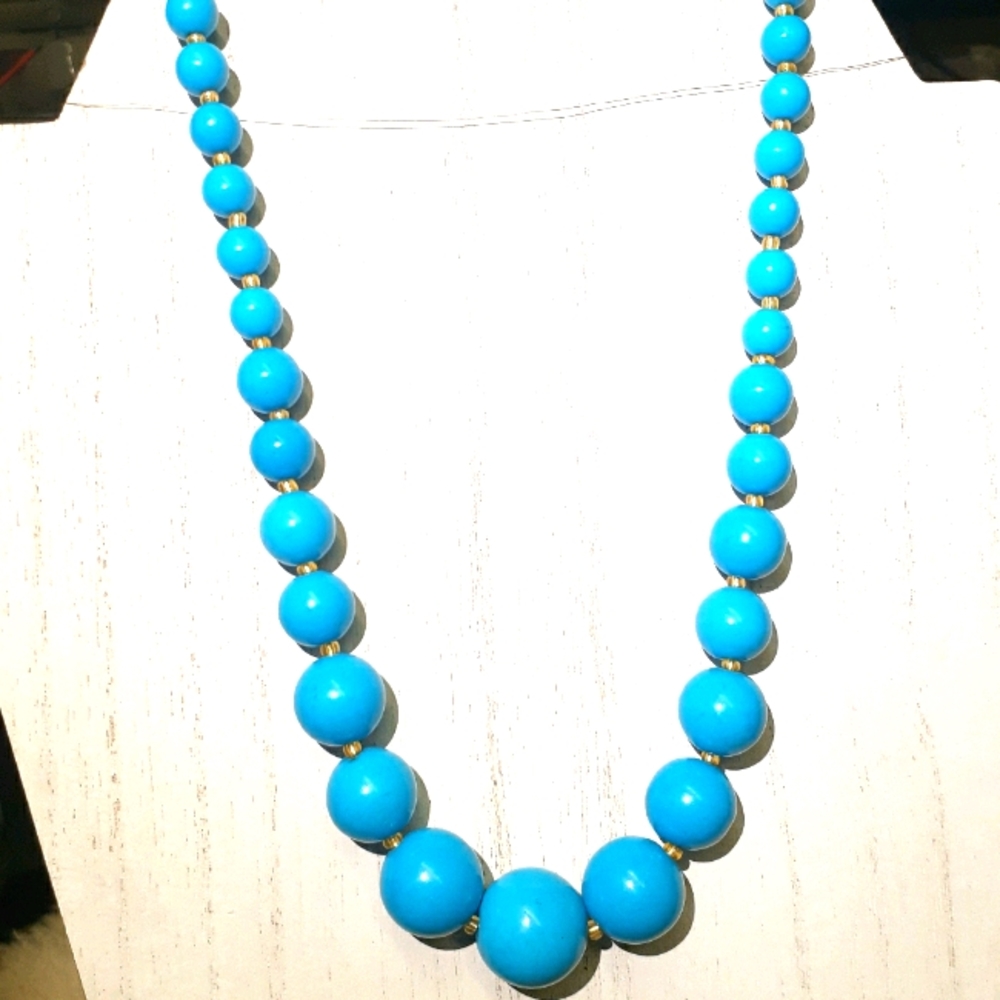 Blue Magnesite Turquoise Necklace